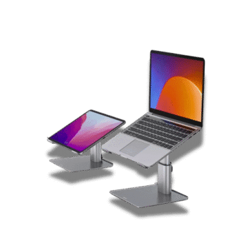 Alternative view of Support Laptop