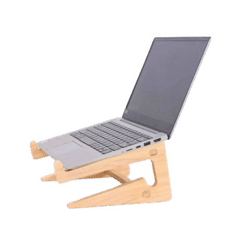 Support Pc Portable Bois