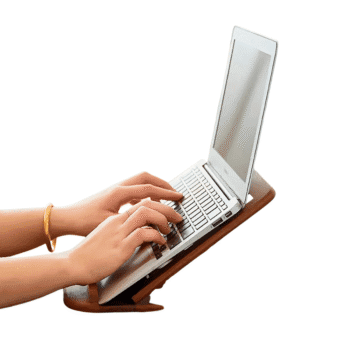 Support Ordinateur Portable Bambou Naturel