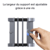 support tablette vertical réglable bureau